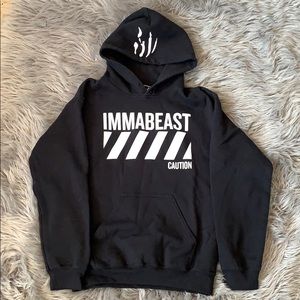 IMMABEAST black hoodie
